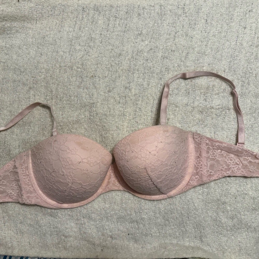 Victoria's Secret Blush Pink Lace Balconette Bra